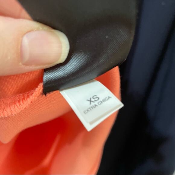 Bebe Orange One Shoulder Baddie Bodycon Mini Dress XS Y2K Asymmetrical Party - Picture 7 of 11